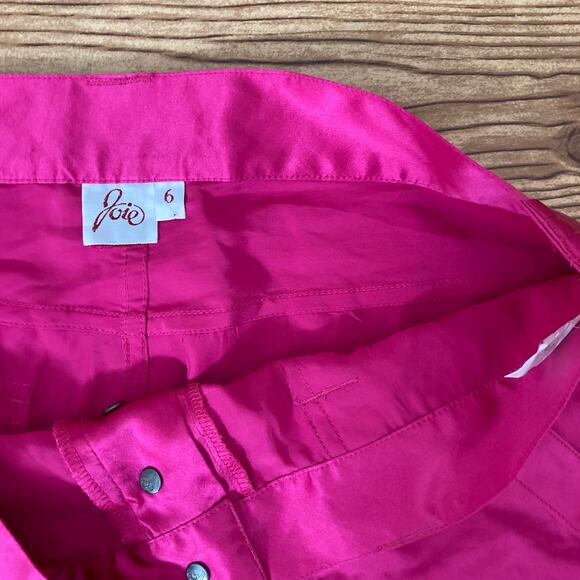 New! Y2K HOT PINK Mini Skirt with POCKETS - Vintage JOIE Skirt Size 6 - Picture 7 of 7